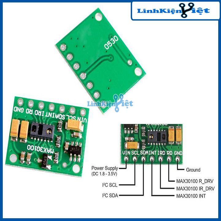 Module Cảm Biến Nhịp Tim Và Oxy Trong Máu MAX30100