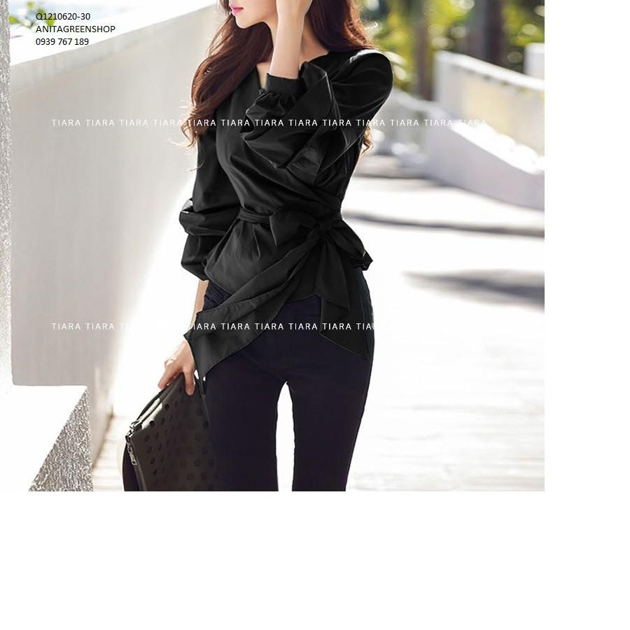 Q1210620 ÁO SATIN NỮ DÀI TAY