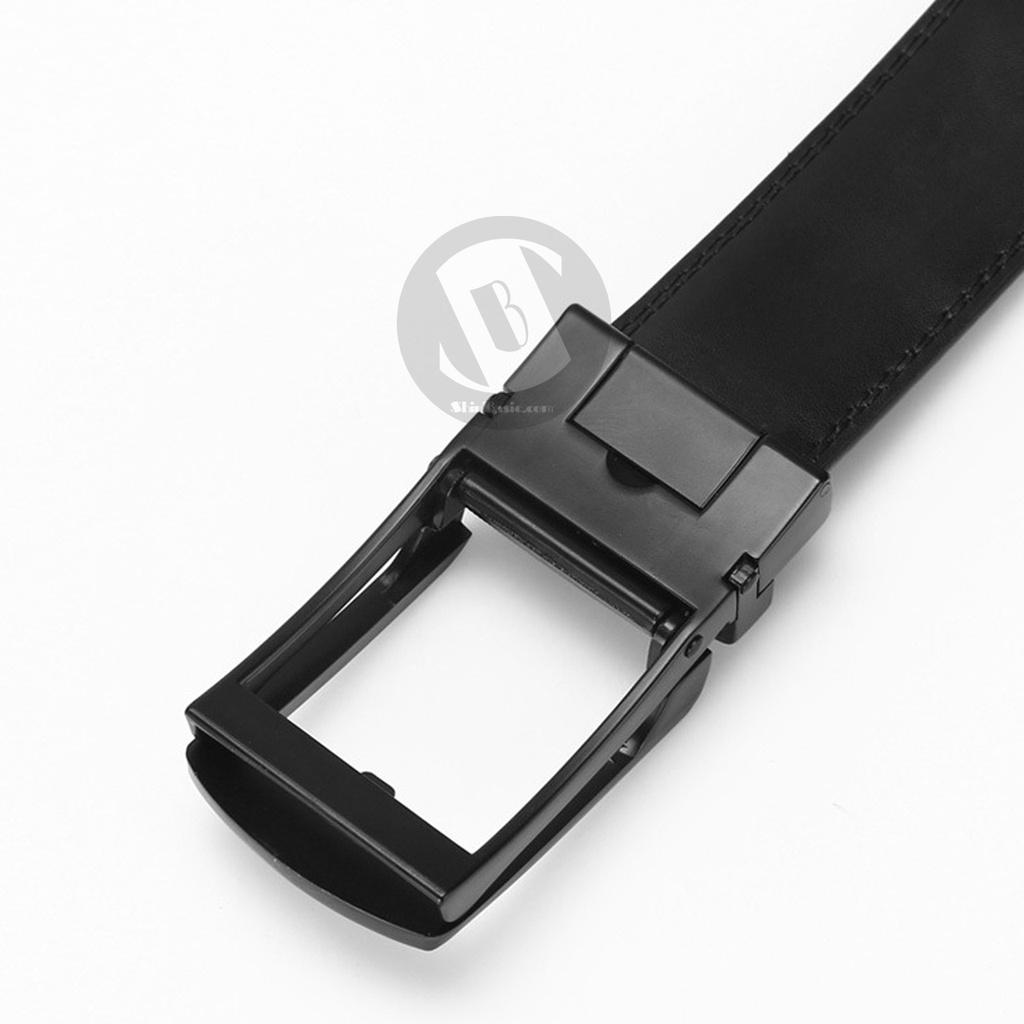 Dây Thắt Lưng, Nịt Nam Da Bò Cao Cấp - ShinBasic, Bảng Khoá Tự Động, Thời Trang Công Sở, BELTS21BAS09-1