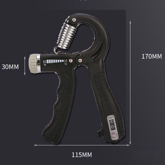 10-60Kg Bắt tay Bắt tay Tay cầm Tay cầm Bàn tay Cổ tay Tập thể dục Tay cầm Huấn luyện Tay cầm Có Bộ đếm