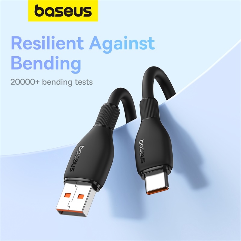 Cáp Sạc Nhanh Baseus Pudding Series Fast Charging Cable USB to Type-C 100W (Hàng chính hãng)