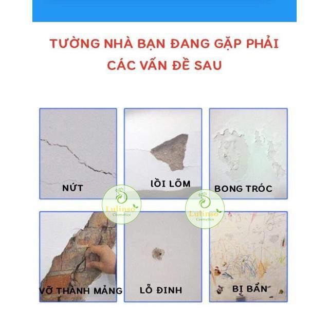 Keo Vá Tường Đa Năng CZ - Vá Vết Tường Nứt và Làm Sạch Ẩm Mốc, Trầy Xước, Bong Tróc