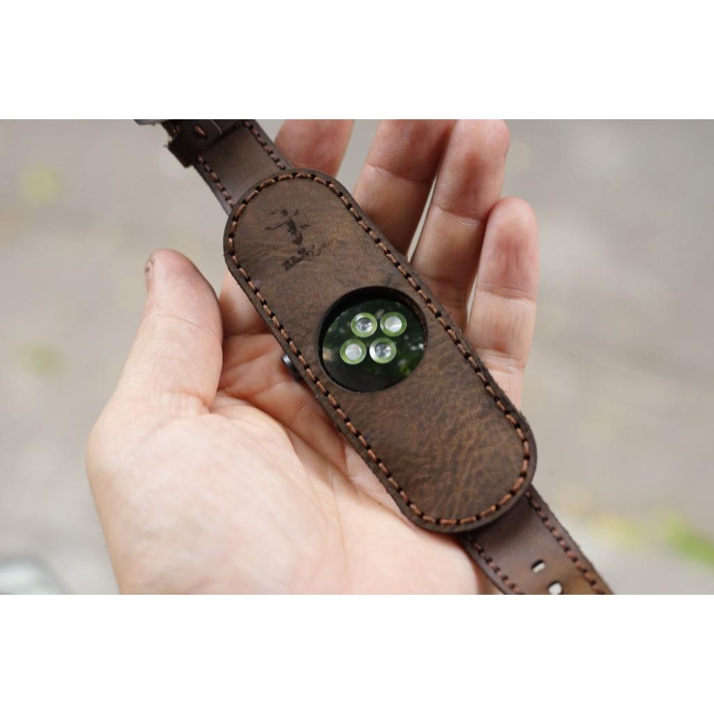 Dây đồng hồ da bò nâu đất RAM BUNDSTRAP B1 cho Apple Watch cực đẹp