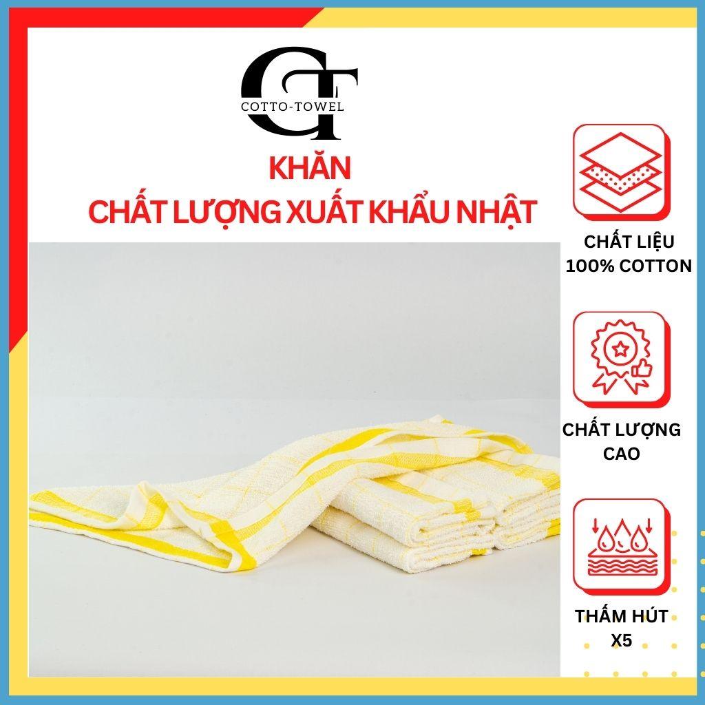 Khăn lau 100% Cotton 34*34cm An toàn HÀNG XUẤT NHẬT