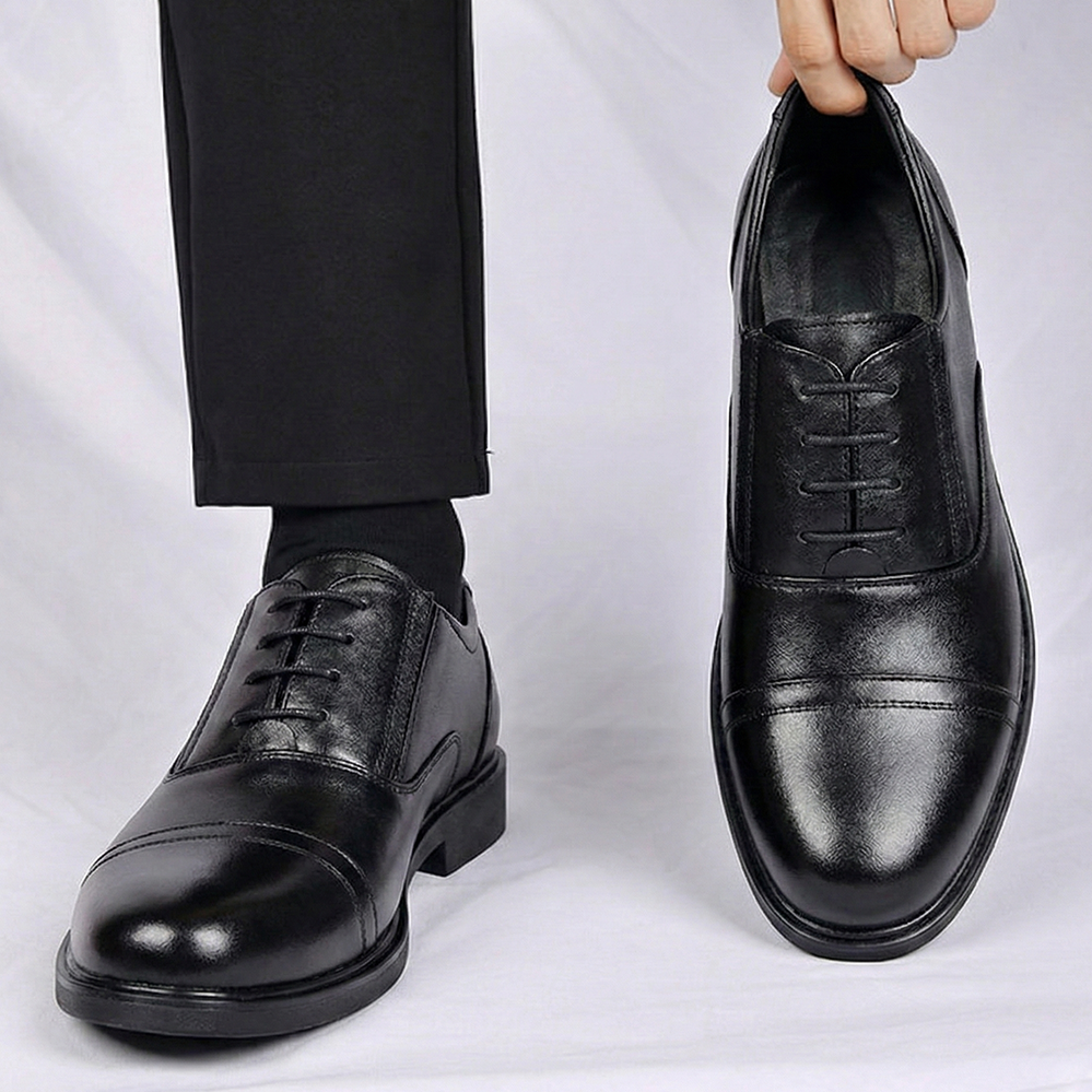 Giày Sĩ Quan Thời Trang HA NAM Da Bò Thật Bảo Hành 2 Năm Freeship GT2039