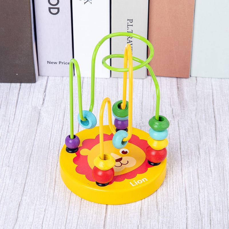 Bộ đồ chơi gỗ Foxi-Đồ chơi trẻ em thông minh-xâu hạt làm toán Montessori sáng tạo-khéo léo-siêu rẻ