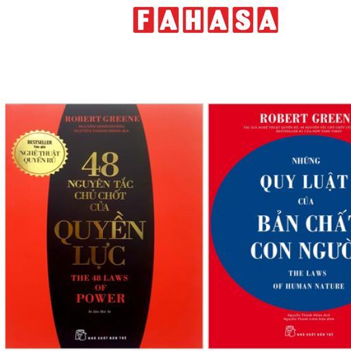 Sách - Combo Sách 48 Nguyên Tắc Chủ Chốt Của Quyền Lực + Những Quy Luật Của Bản Chất Con Người (Bộ 2 Cuốn)