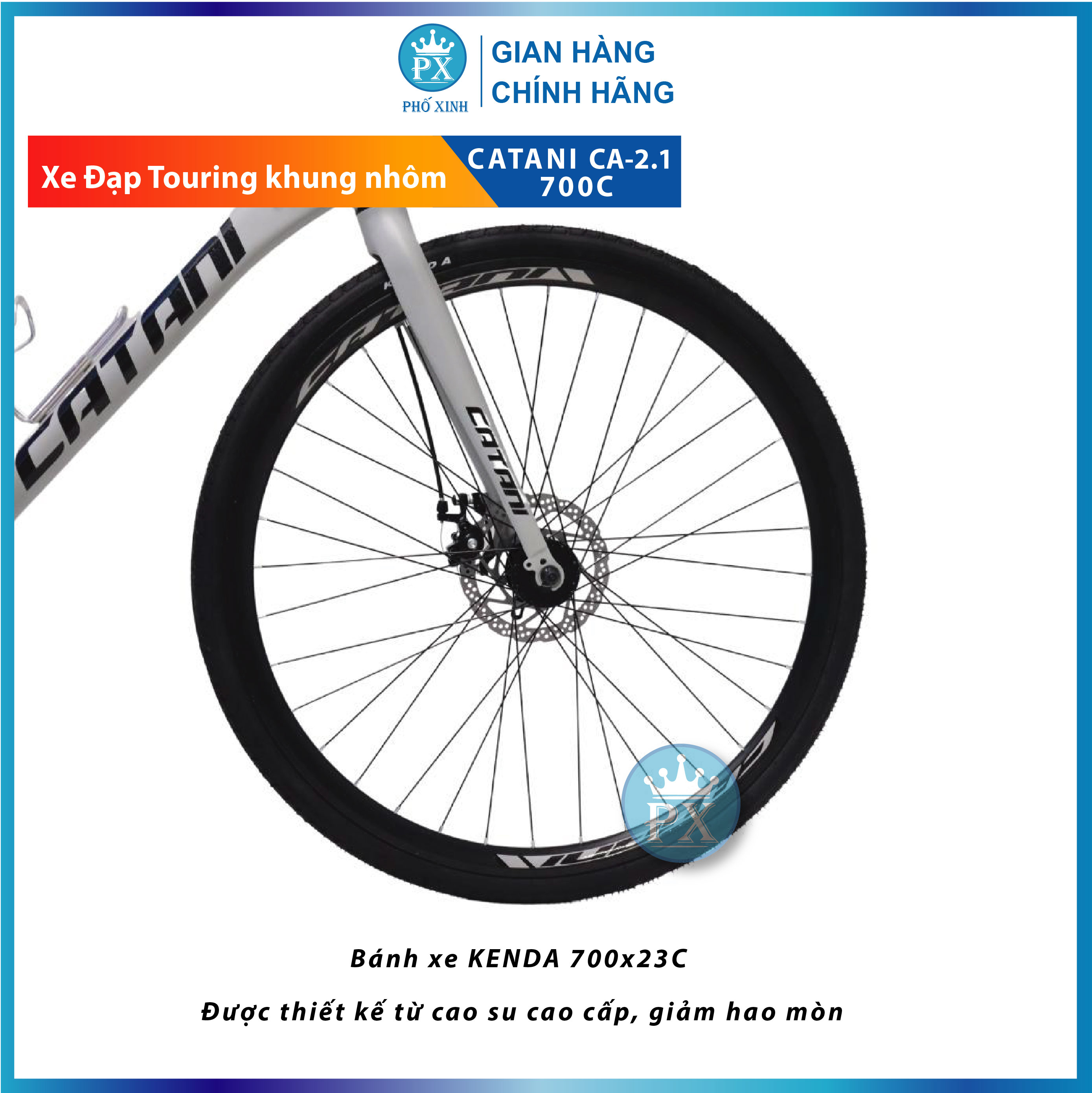 Xe Đạp Touring Catani CA-2.1 700c Khung Nhôm