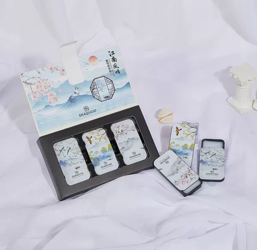 Combo Set 3 hộp nước hoa khô dạng sáp