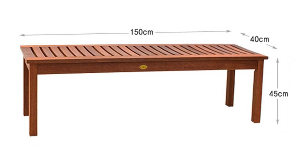 Ghế Băng Suwuk IBIE NC1027 (150 x 40 x 45 cm)