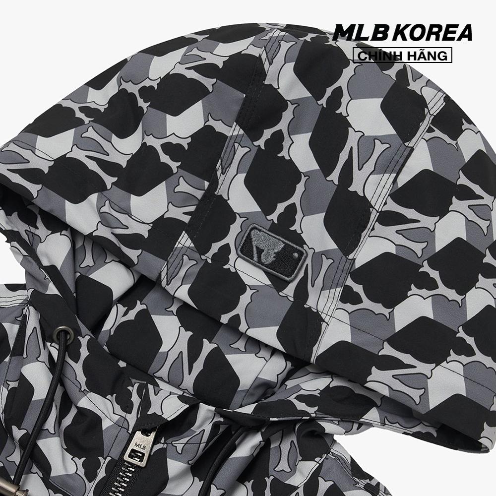 MLB - Áo khoác phối mũ Cube Monogram All Over 3AWJM5324