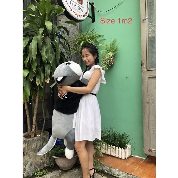 Gấu bông Mèo áo Alaska cao cấp cực mịn