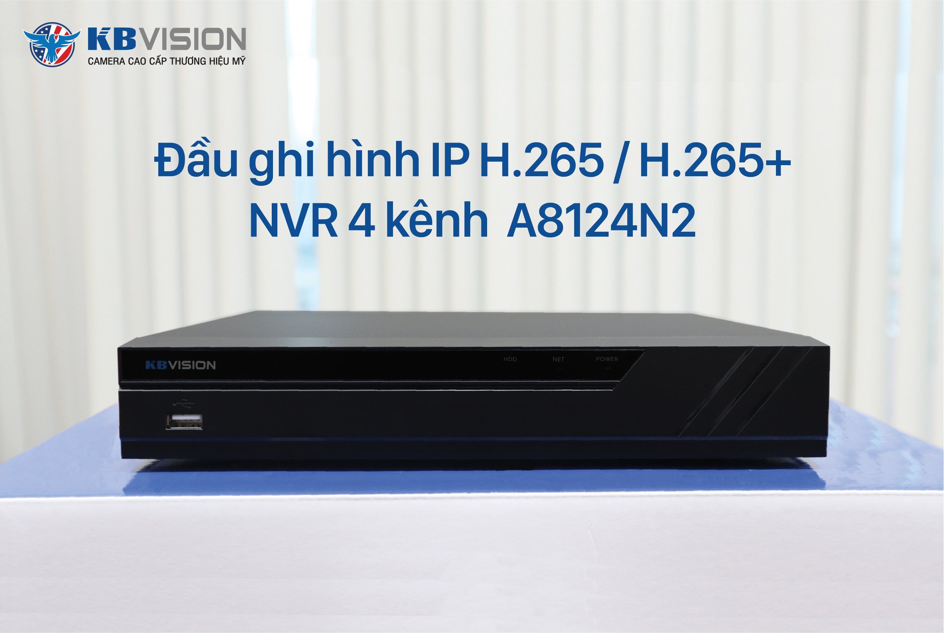 Đầu ghi IP 8 kênh KBVISION KX-A8128N2 - Hàng Chính Hãng