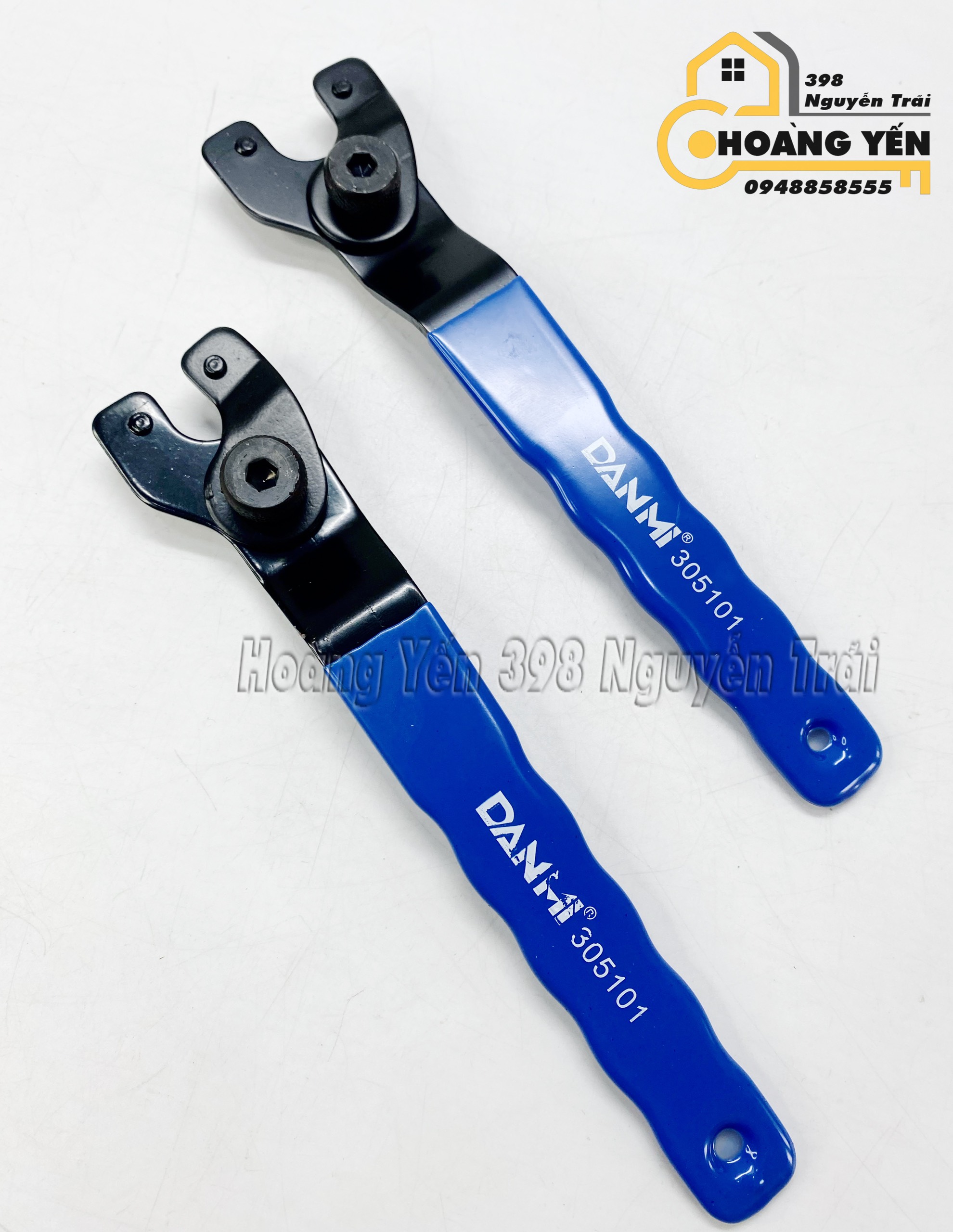 Dụng cụ mở máy mài, cơ lê đa năng DANMI 305101 Tay mở máy mài đa năng, Cờ Lê Mở Máy Cắt, Máy Mài - Tháo Lắp Ốc Hãm Đĩa Cắt Có Điều Chỉnh