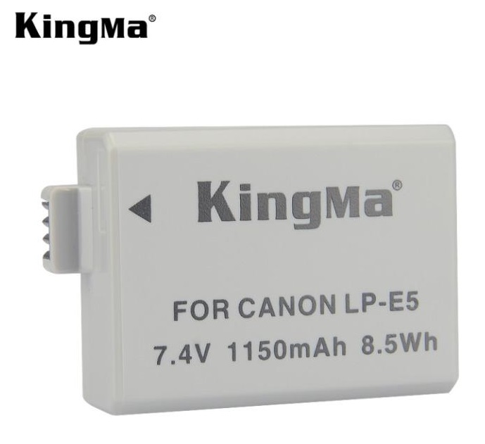 Pin sạc Kingma Ver 3 cho Canon LP-E5 (Sạc Type C siêu nhanh), Hàng chính hãng