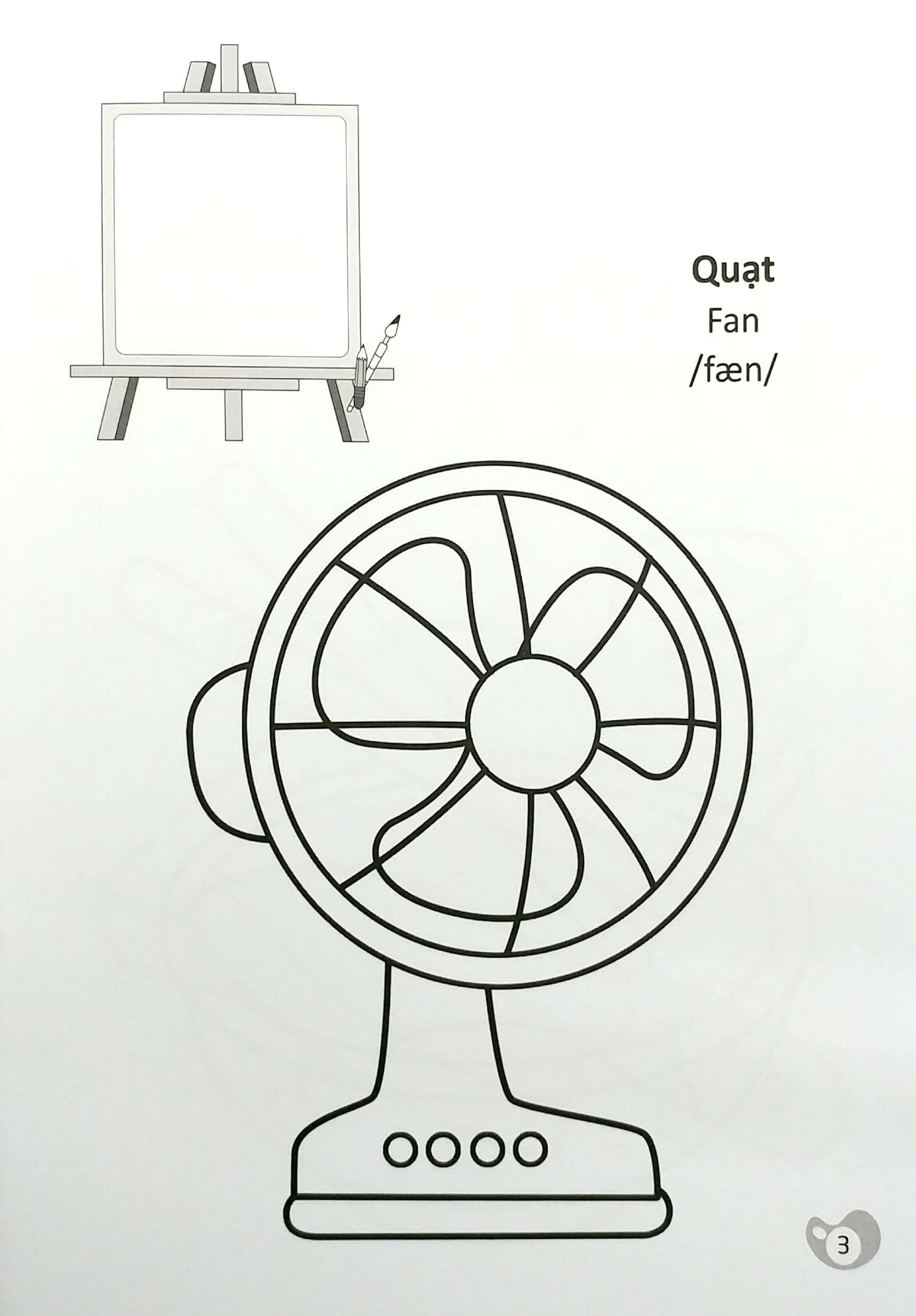 Tô Màu Chúng Mình Tập Làm Họa Sĩ - 3-6 Tuổi - Đồ Vật Hàng Ngày