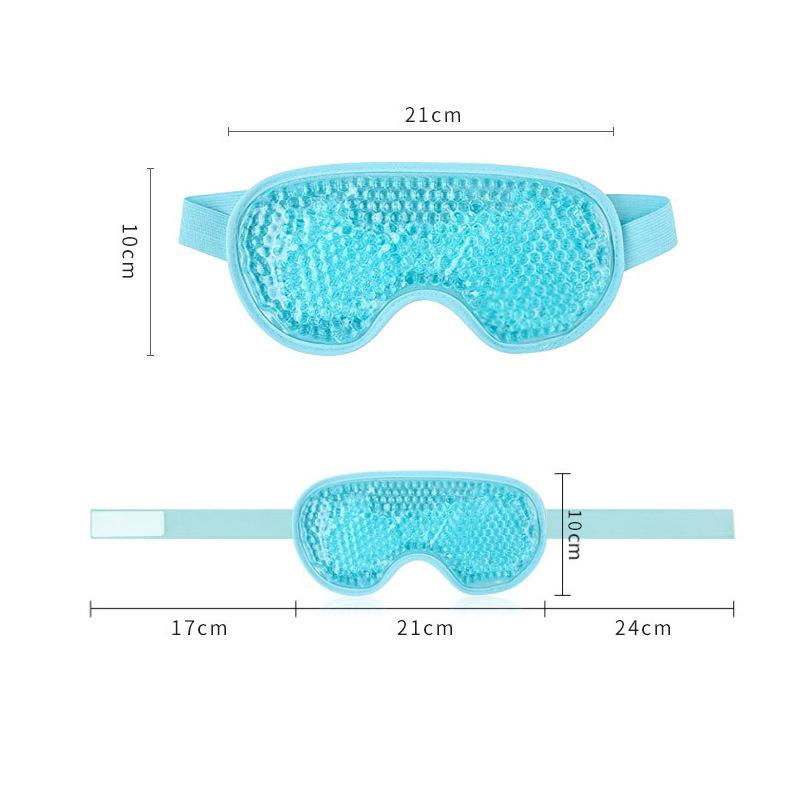 Mặt nạ mắt tái sử dụng với các hạt gel để trị liệu nóng lạnh, Mặt nạ mắt lạnh cho mắt sưng húp Mắt khô và nhức đầu