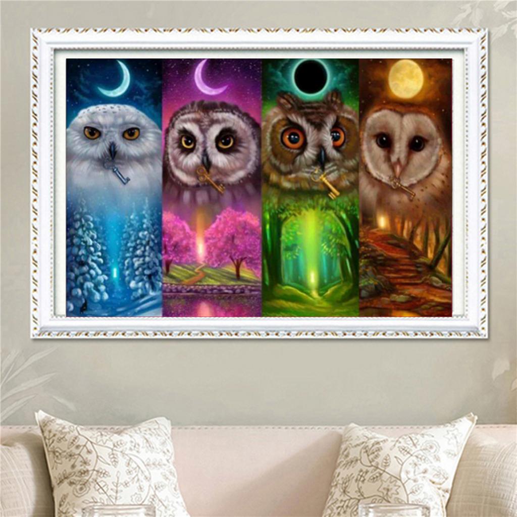 DIY 5D Diamond Painting Embroidery DIY Paint By Number Kit Home Wall Decoration 40x30cm