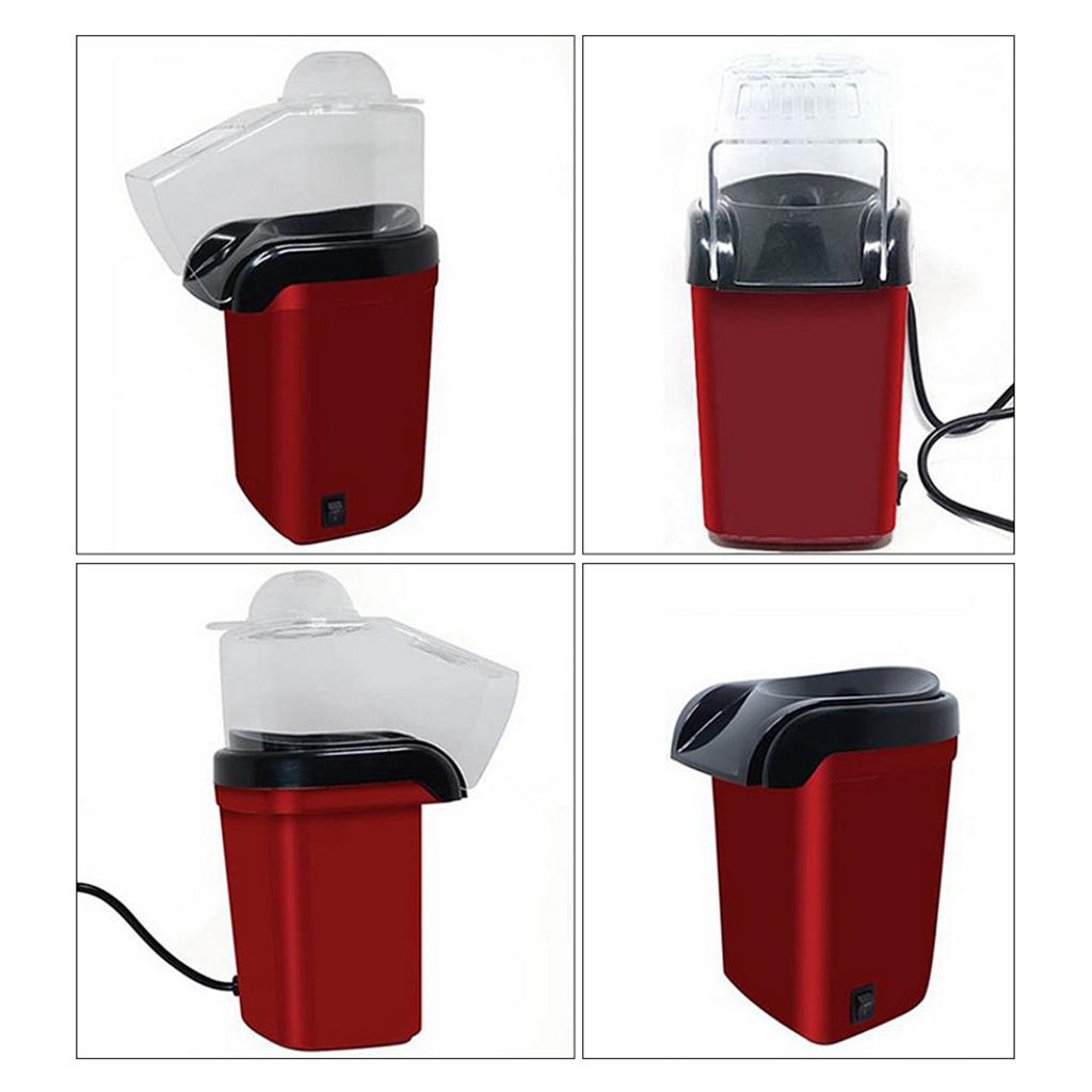1200W Electric Corn Popcorn Maker Automatic Mini Air Popcorn Making EU Plug