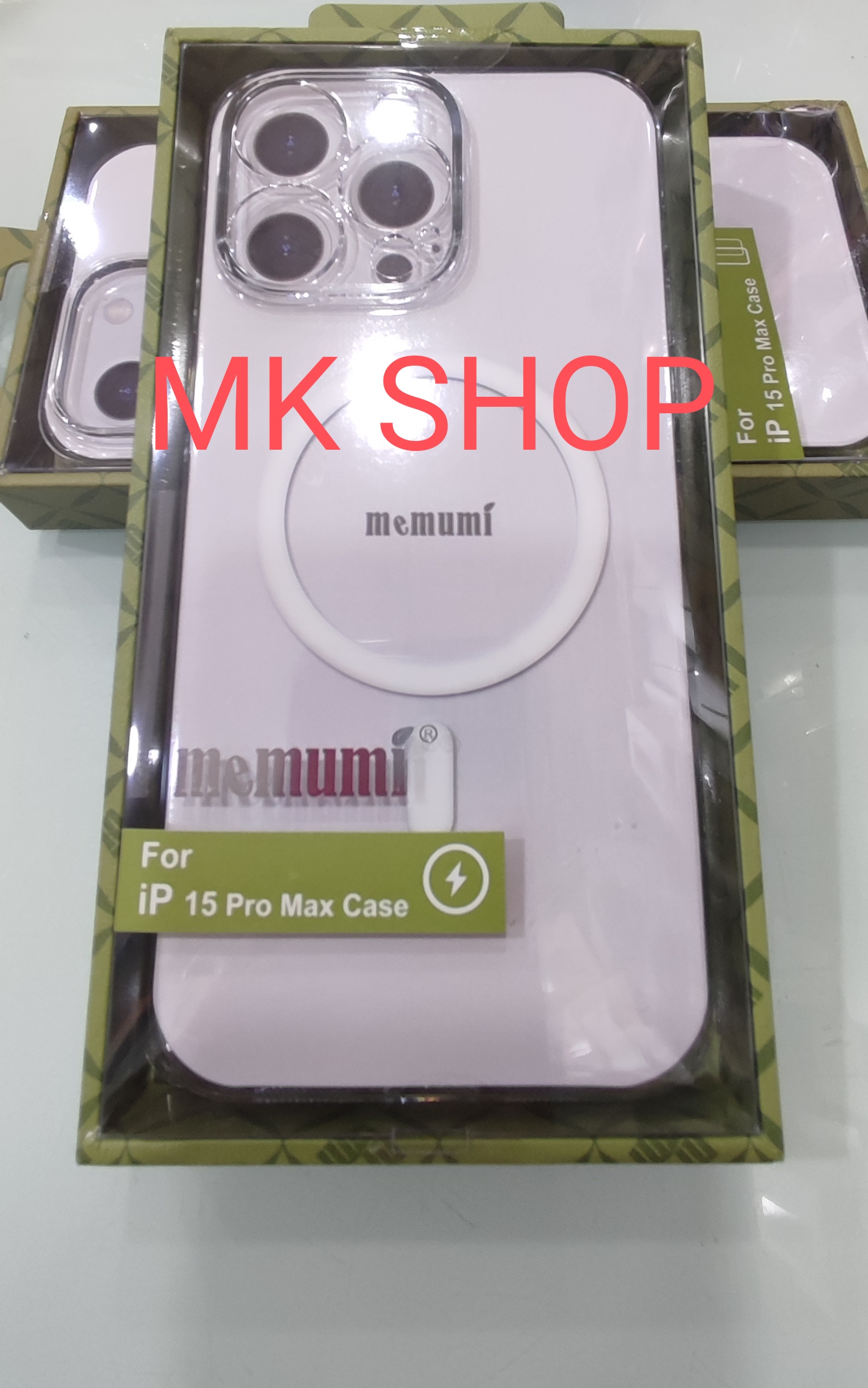 Ốp lưng Memumi dành cho iphone 15 Promax độ trong tuyệt đối, chống trày xước , chống ố vàng - Hàng Chính Hãng