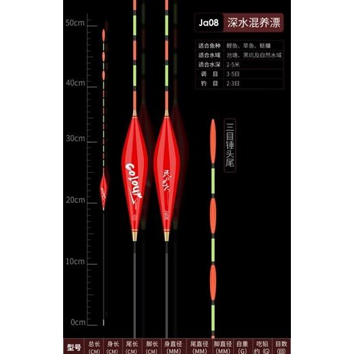 Phao câu cá colour tăm to
