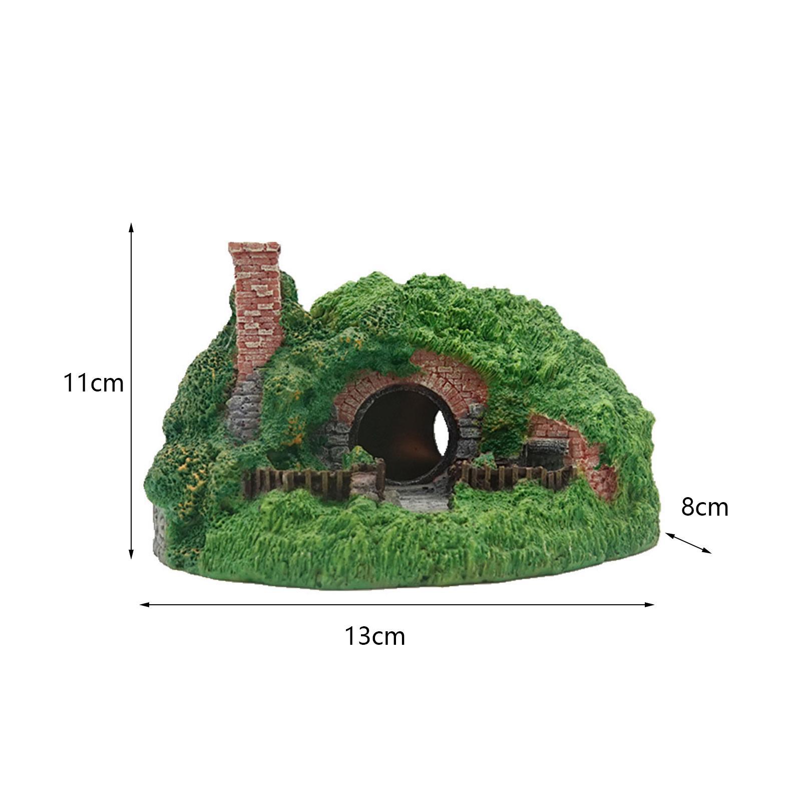 Aquarium Cave Cave Hideout for Amphibians Supplies Habitat Decor Hiding Cave