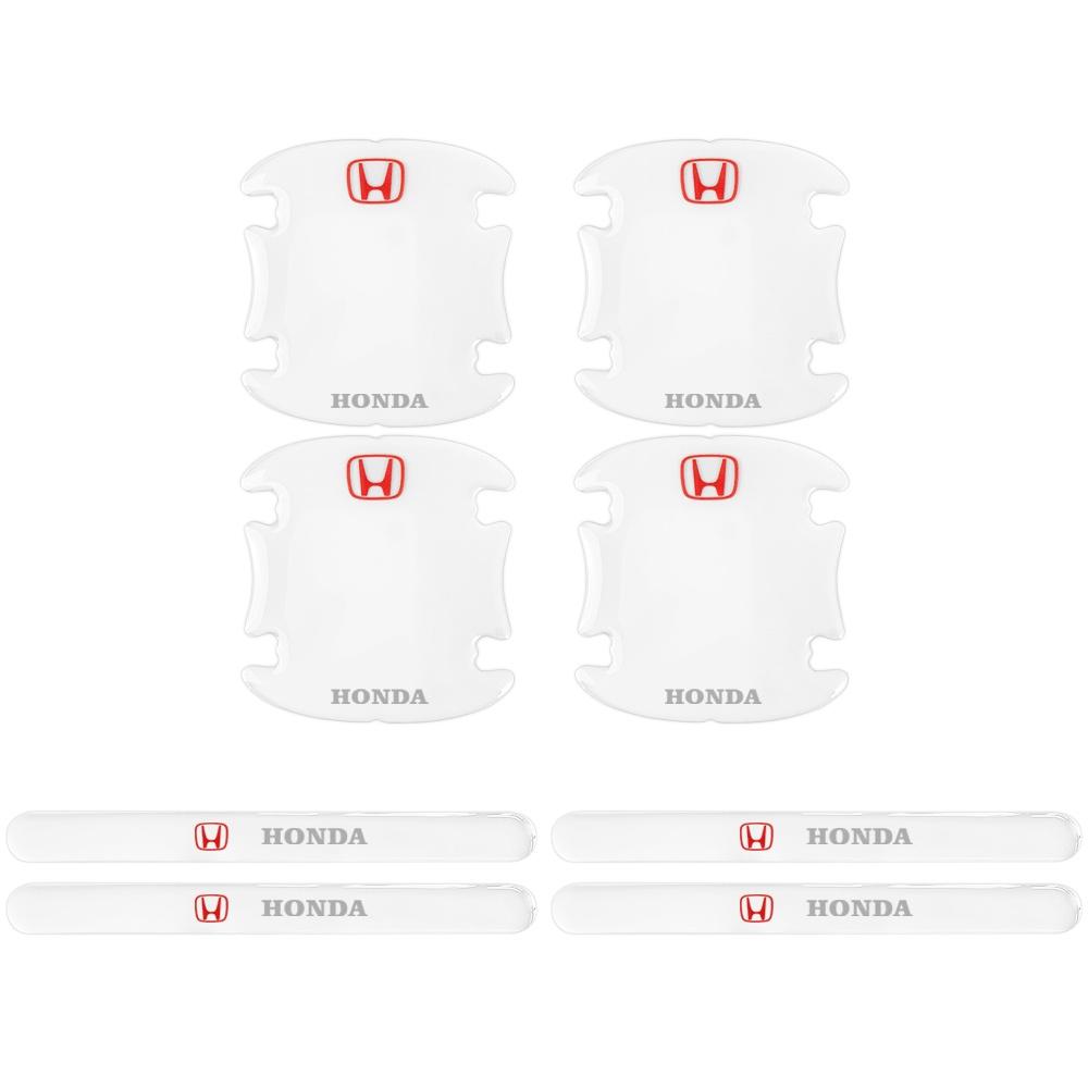 Miếng dán tay nắm cửa xe hơi trong suốt chống va chạm cho Honda