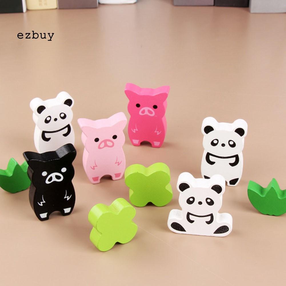 Bộ Đồ Chơi Xếp Hình Động Vật Bằng Gỗ