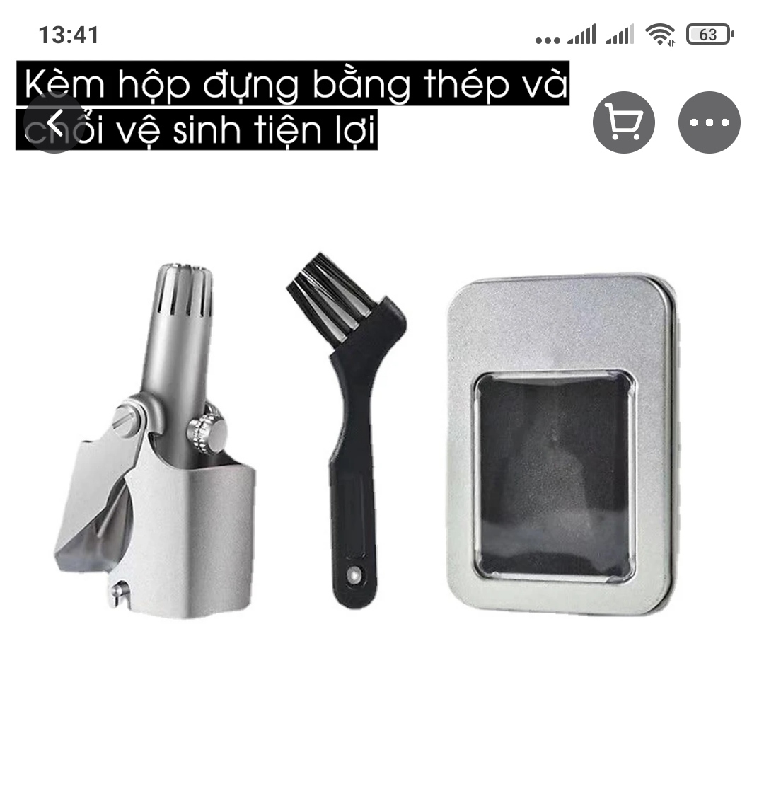 Máy cắt tỉa lông mũi nhỏ gọn