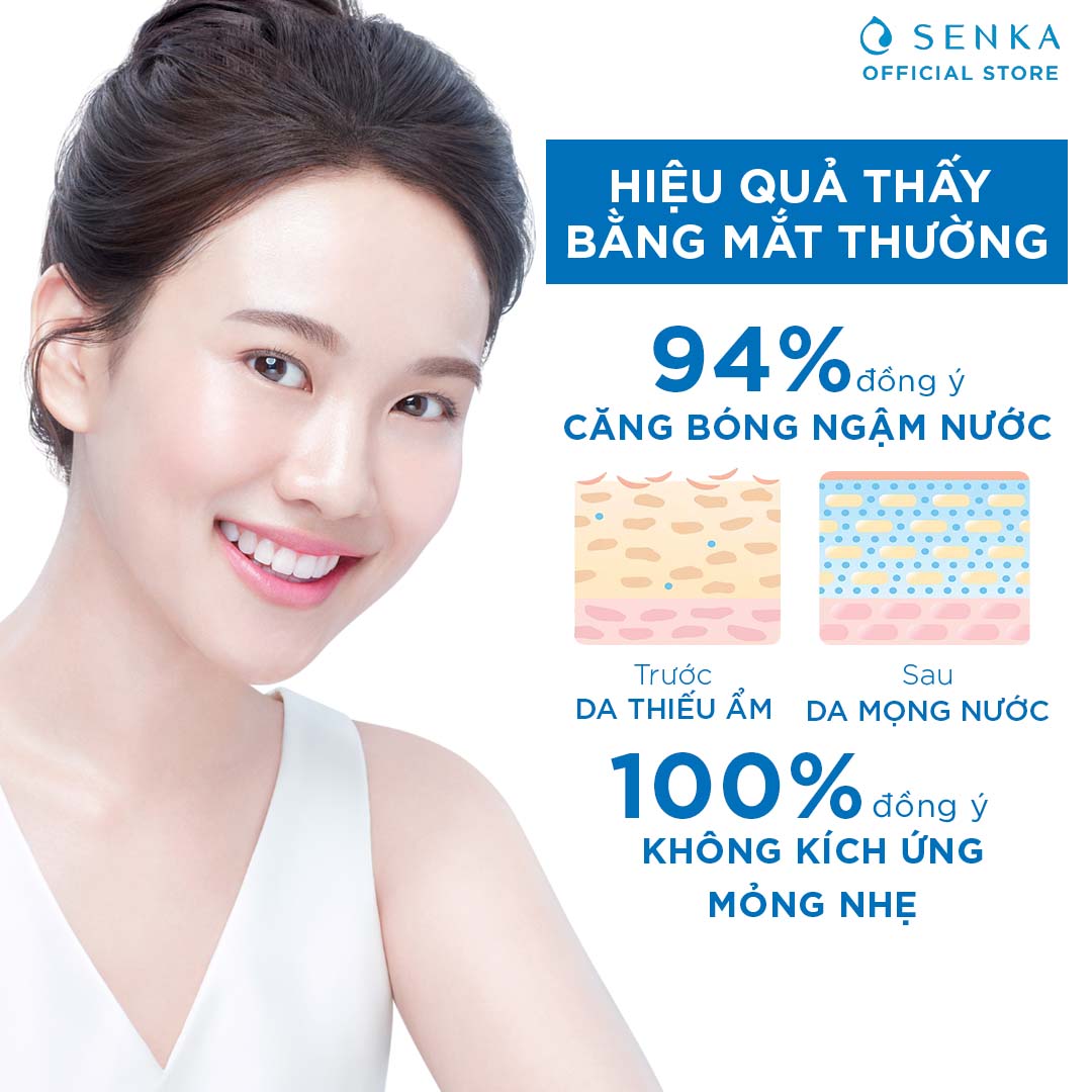 Mặt Nạ Ngủ Cấp Ẩm Chuyên Sâu Dạng Gel Senka Deep Moist Gel Cream 50g