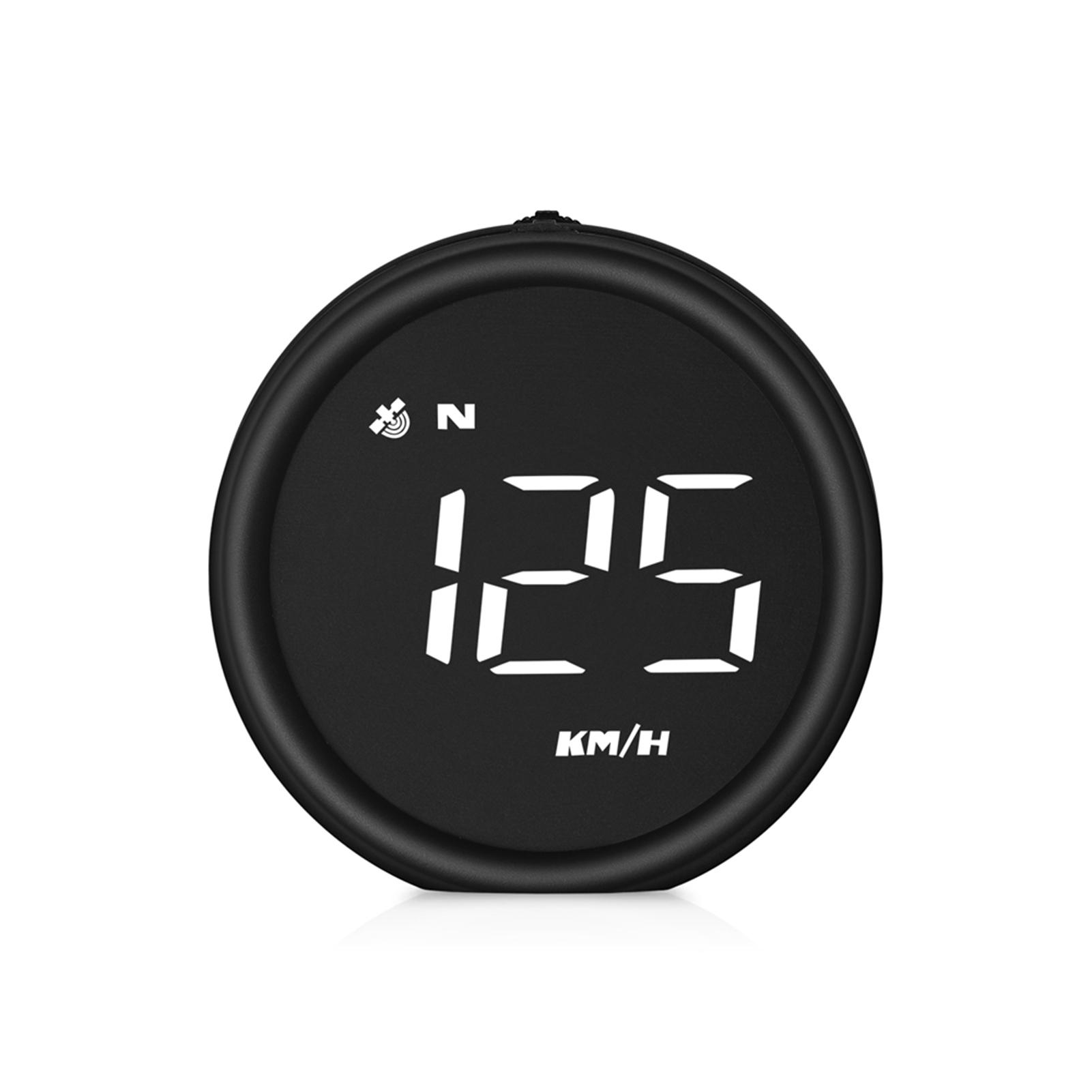 Car HUD Head Up Display GPS Speedometer with Speed, Overspeed Warning, Mileage Measurement, Fatigue driving reminder