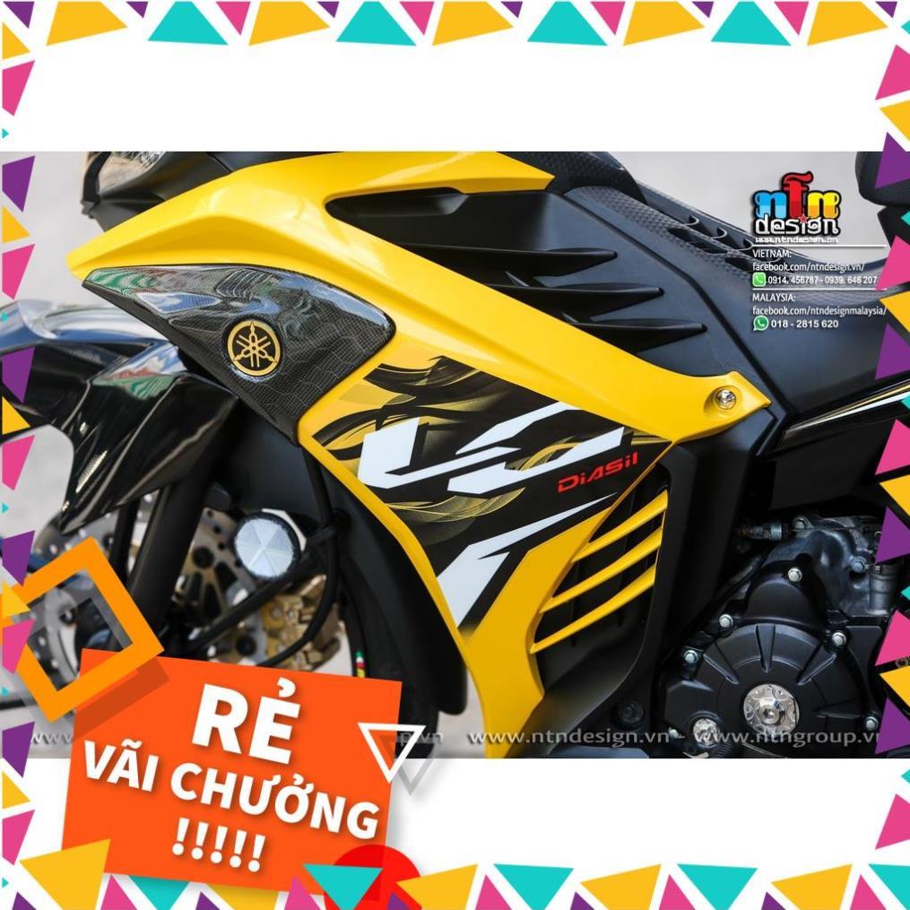 Tem Rời Exciter 135 Mẫu LC 2021 Zin Vàng Đen Trắng