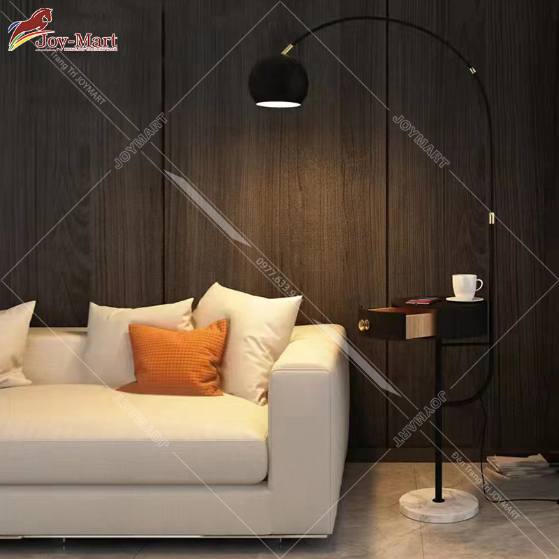 Đèn cây đọc sách - đèn đứng trang trí sofa phòng khách ML1003BK