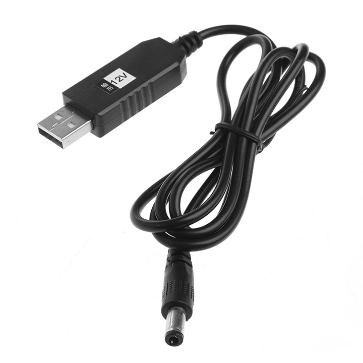 Cáp chuyển đổi điện áp từ cổng USB 5V sang 9V hoặc 12V