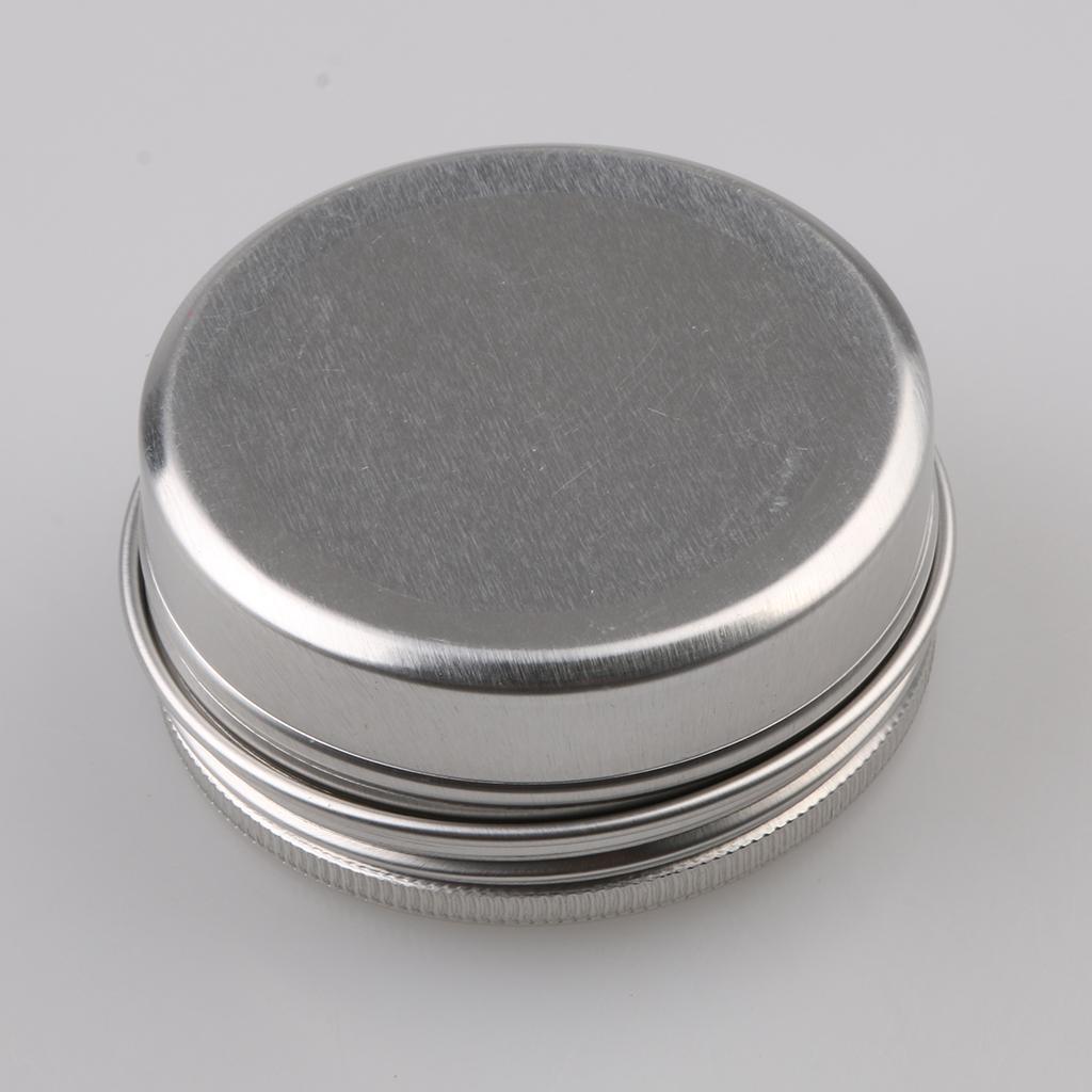 22x 10g 50g Aluminium Empty Cosmetic Pot Cream Jar Tin Container Screw Lid