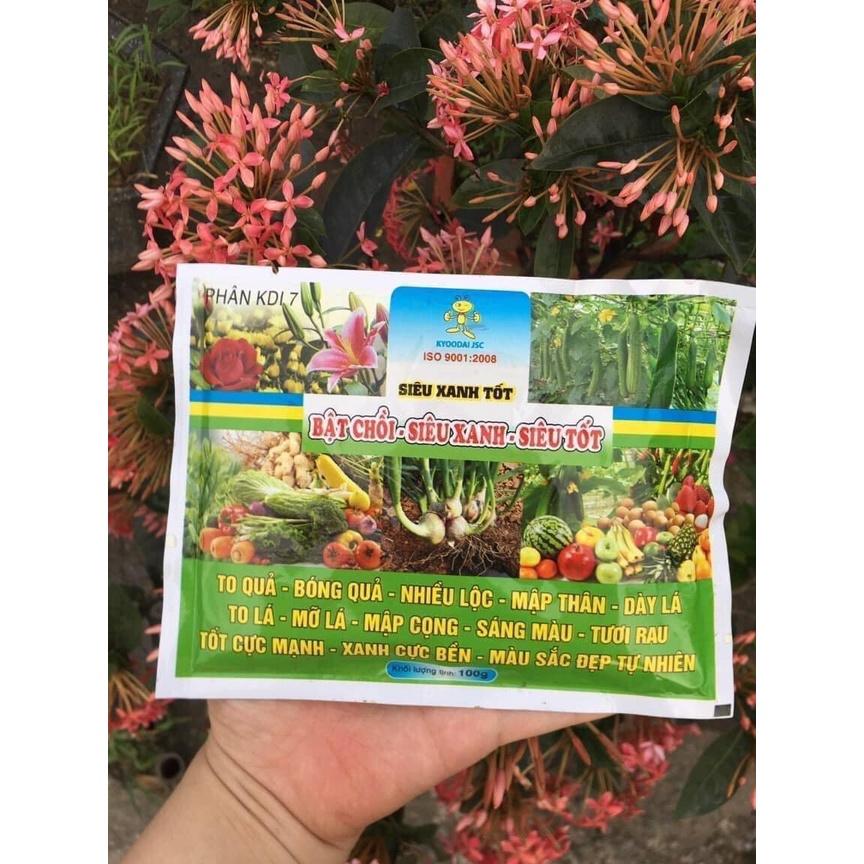 Phân bón KDI 7 siêu bật chồi, siêu xanh,siêu tốt thần thánh