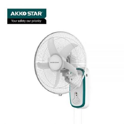 QUẠT ĐIỆN PIN TREO TƯỜNG 16'' 65W 50707 AKKO STAR   - HÀNG CHÍNH HÃNG