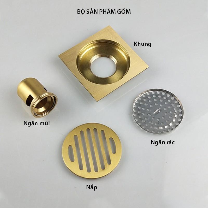 Phễu thoát sàn chống mùi nhà vệ sinh 10x10cm