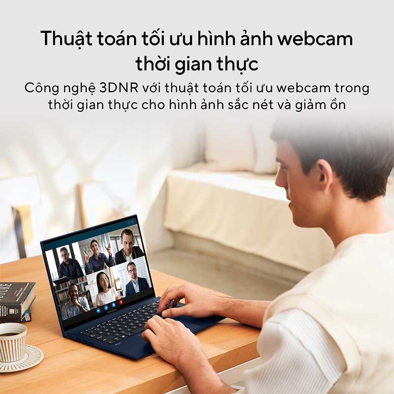 Laptop Asus Zenbook 14 OLED UX3402VA-KM068W (Intel Core i7-1360P | 16GB | 512GB | Intel Iris Xe | 14 inch OLED WQXGA+ | Win 11 | Xanh) - Hàng Chính Hãng - Bảo Hành 24 Tháng