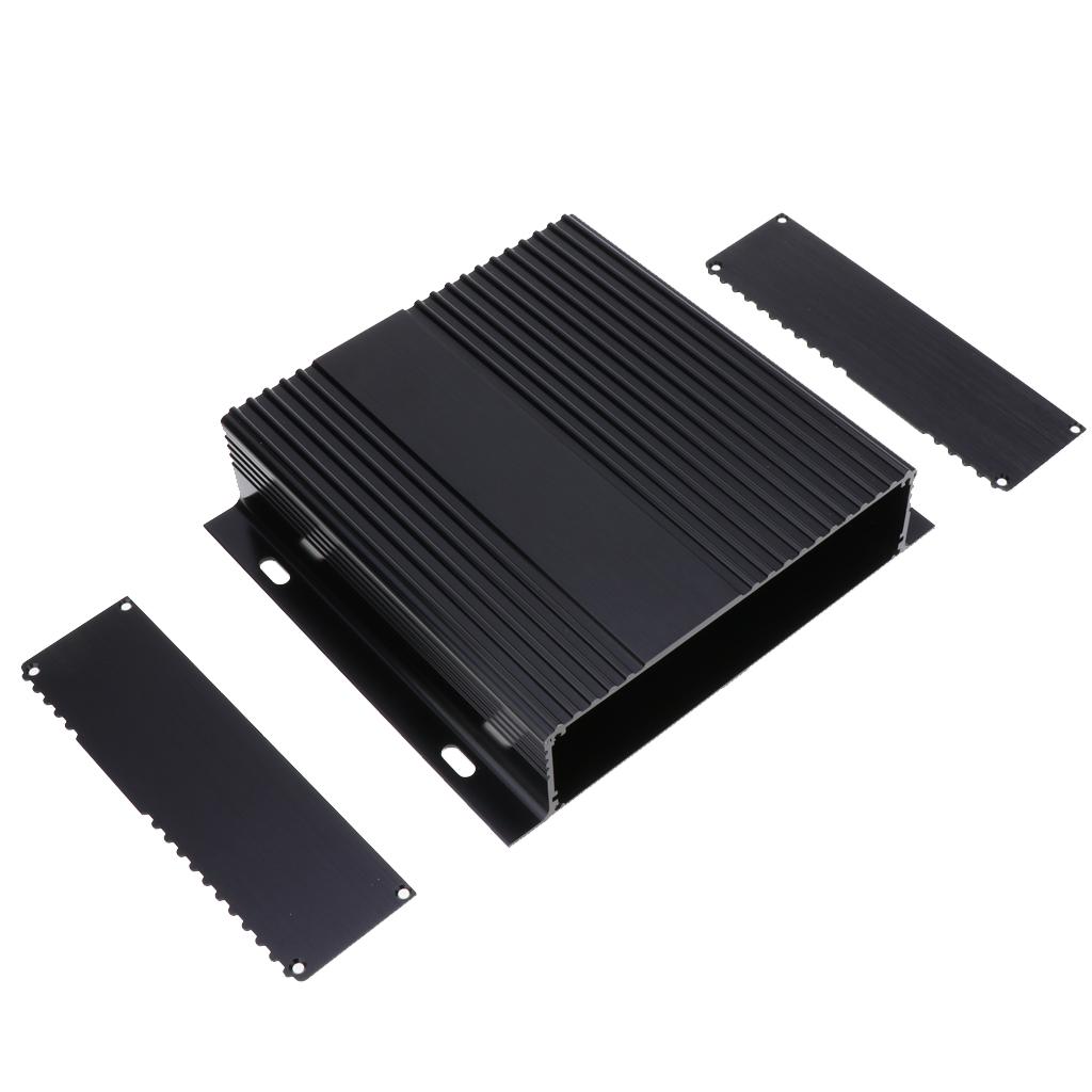 Vỏ Nhôm, Vỏ Hộp điện Tử Màu đen Vỏ PCB DIY