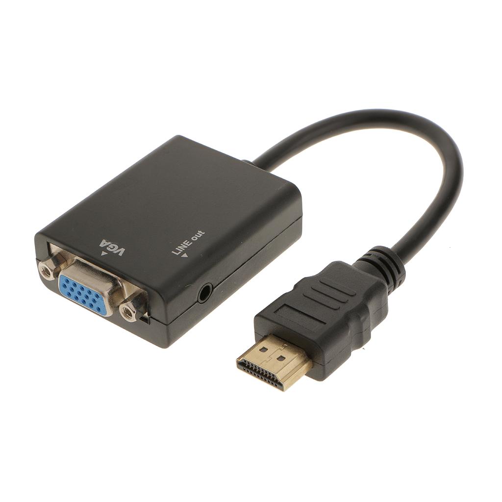 VGA Male to Female Video Converter Micro Mini Adapter for PS3