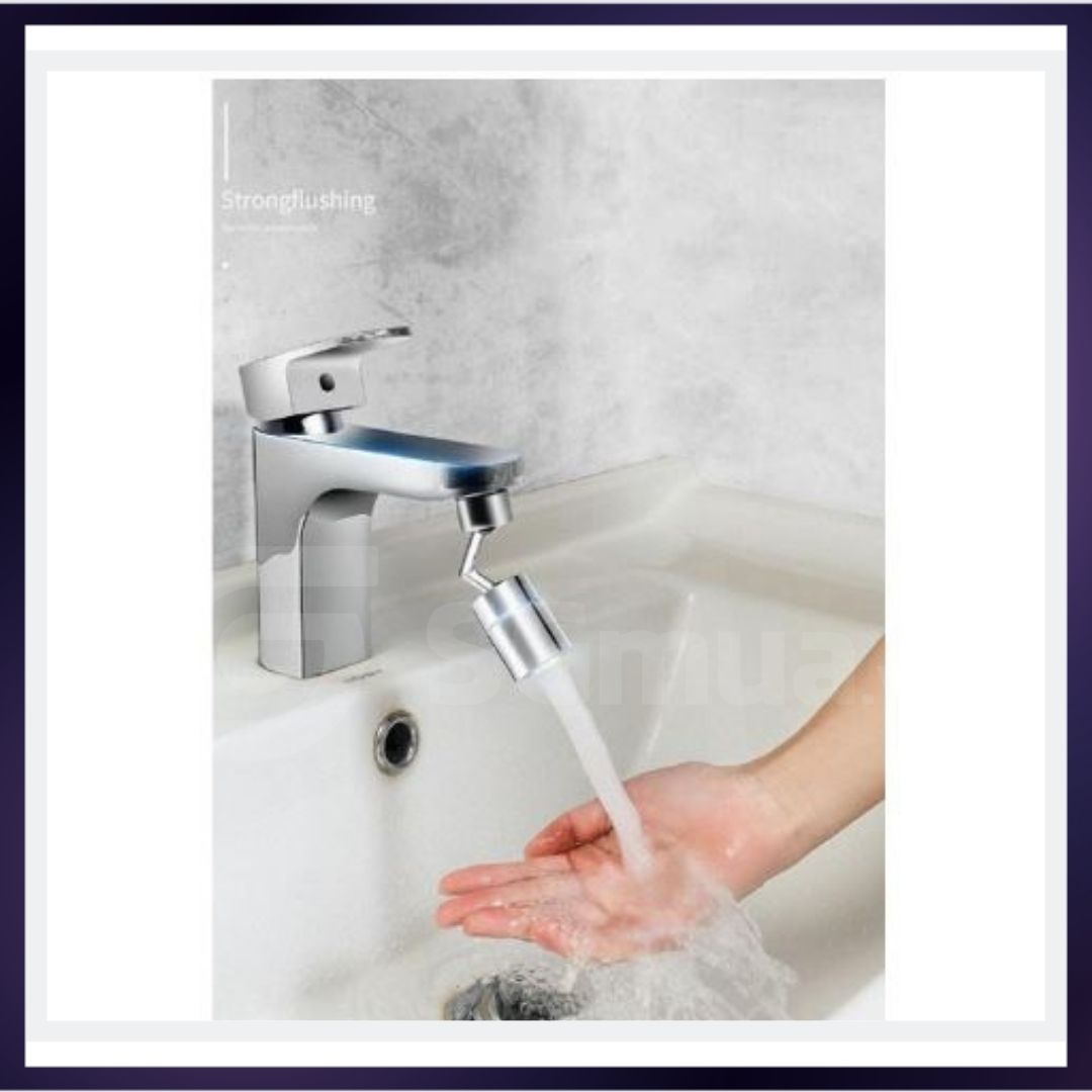 Đầu vòi tăng áp inox 304, Đầu vòi tăng áp lavabo vòi rửa chén phun cực mạnh xoay 360 độ tiết kiệm nước