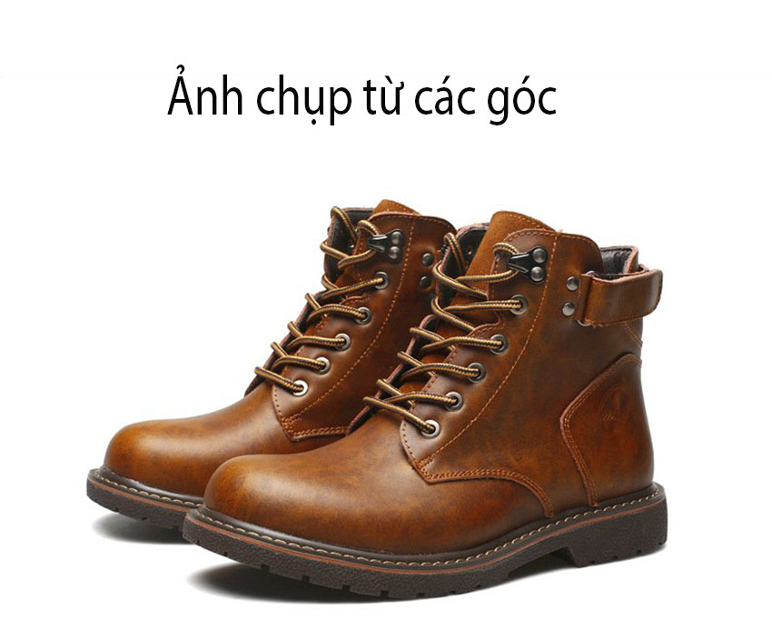 Giày  cao cổ da thật nam phong cách - Mã 12689