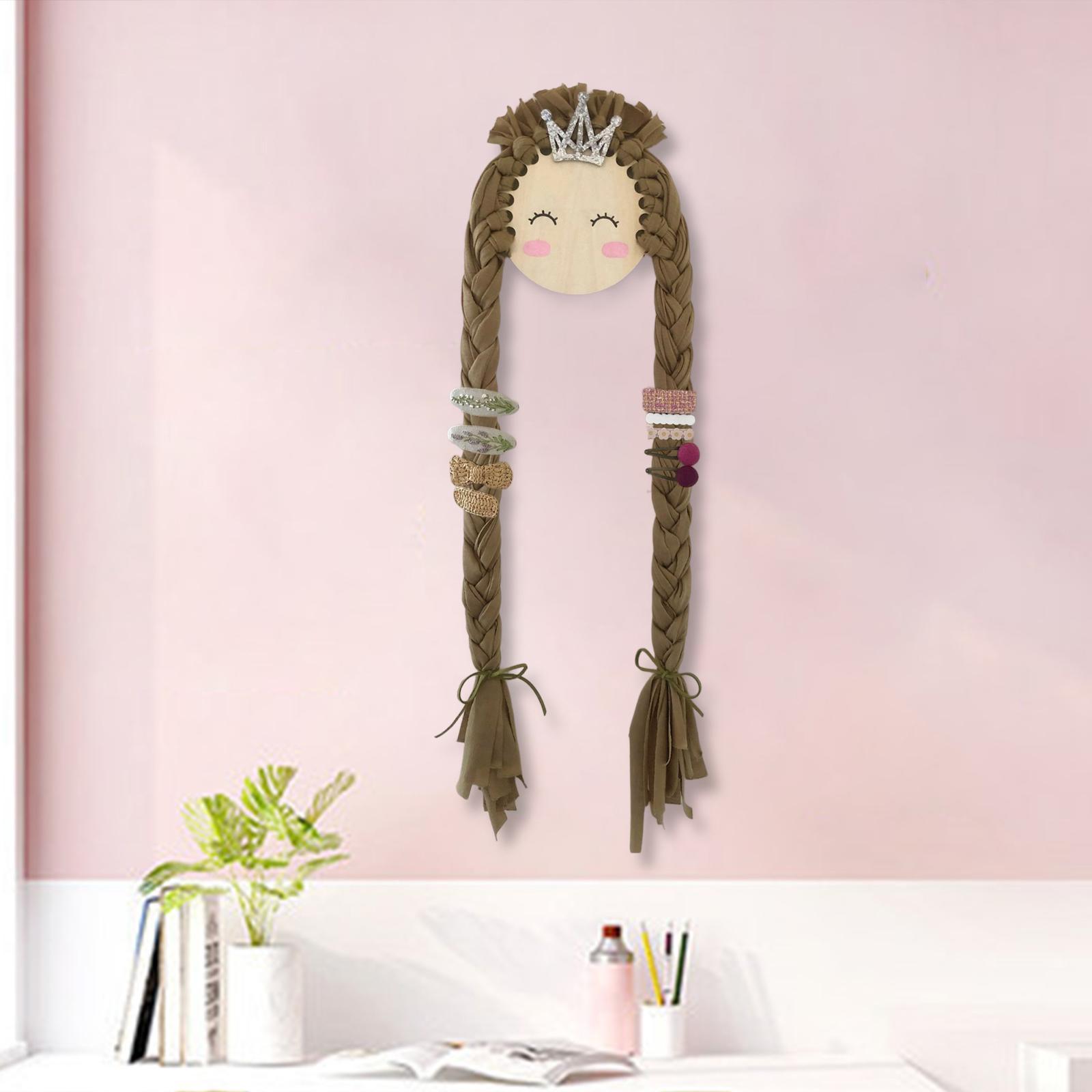 Hair Bow Holder, Hair Clips Headband Organizer Storage Wall Hanging Home Decor for Girls Room