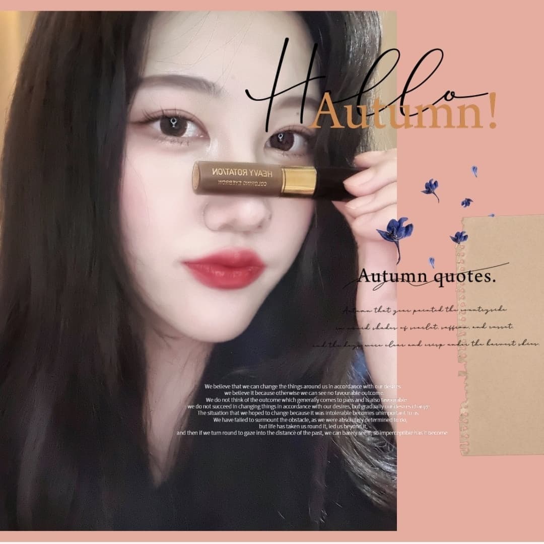 Mascara Chải Đổi Màu Lông Mày Chống Trôi Siêu Bền Heavy Rotation Coloring Eyebrow (Nâu Tự Nhiên)