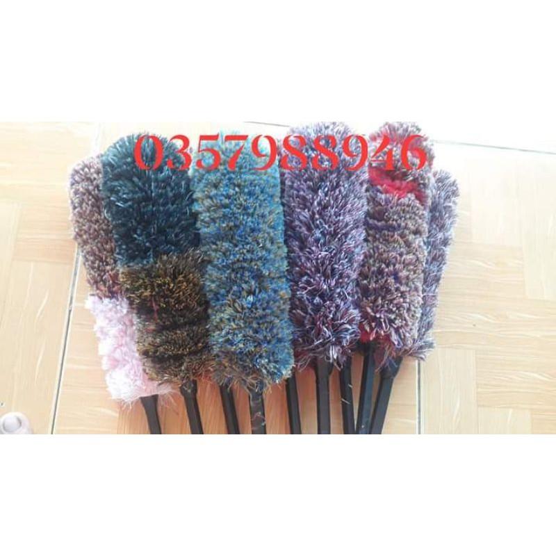 Combo 2 cây CHỔI QUÉT BỤI bàn ghế, bụi ô tô Dài 40cm