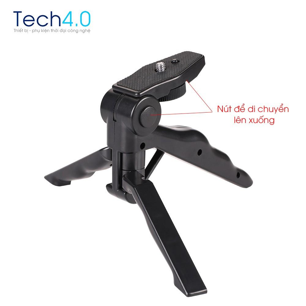 Tripod giá đỡ 3 chân mini đa năng hỗ trợ tay cầm, để bàn cho điện thoại, gopro