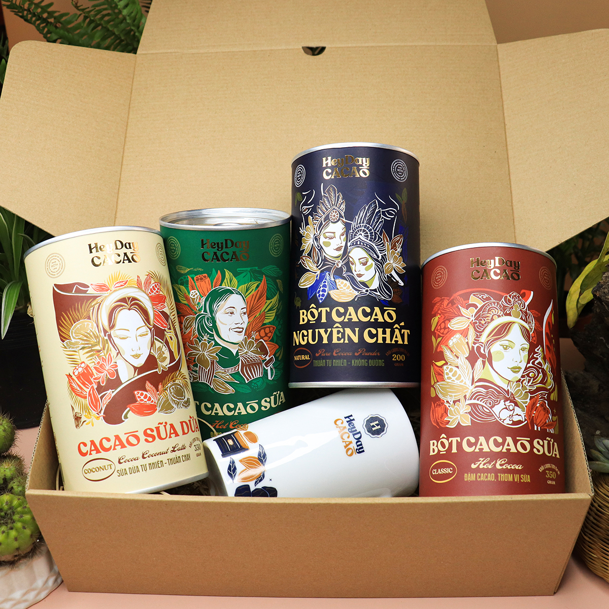Ly Gốm Sứ Cao Cấp - Độc quyền Heyday Cacao