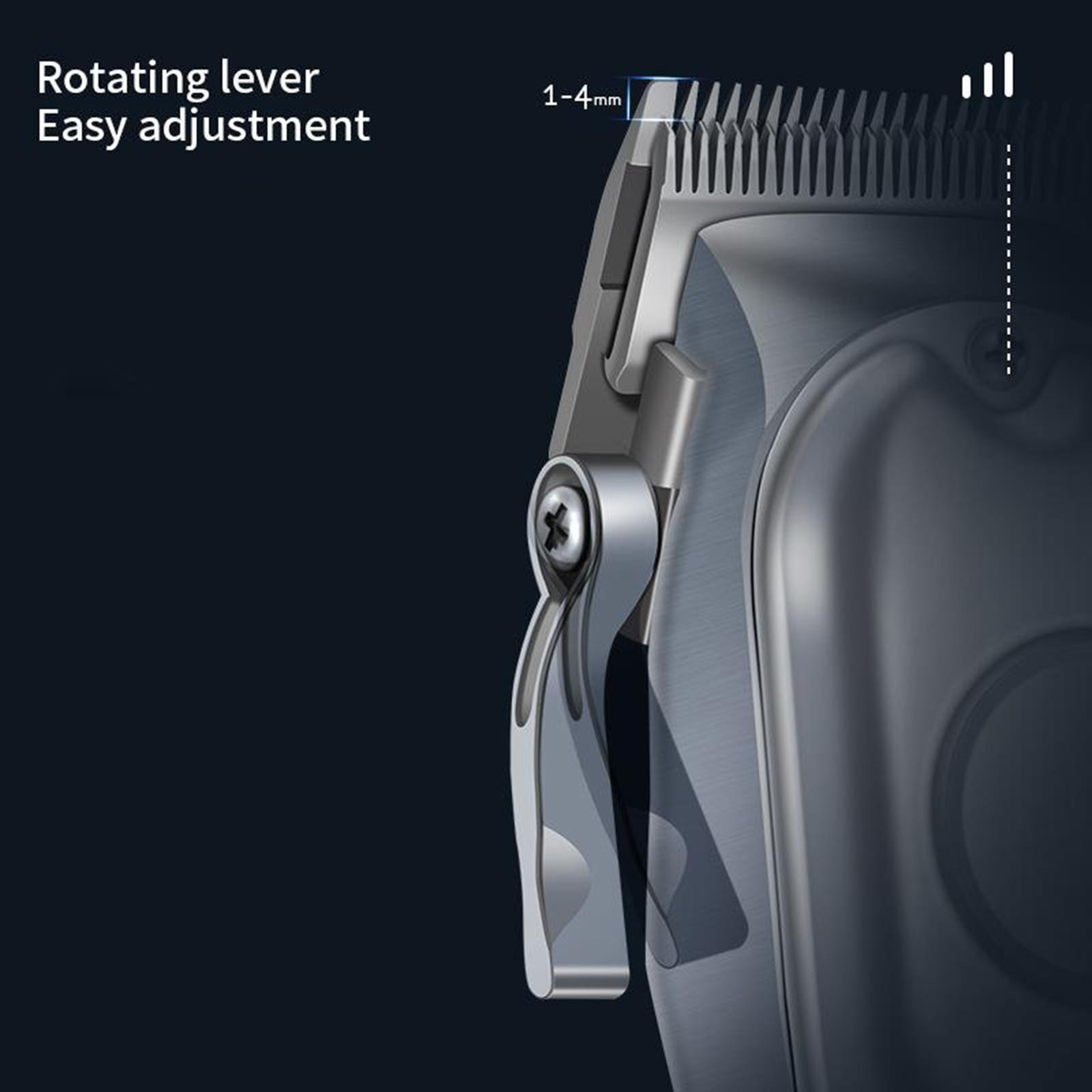 Salon Electric Hair Beard Grooming Trimmer Kit for Men Low Noise