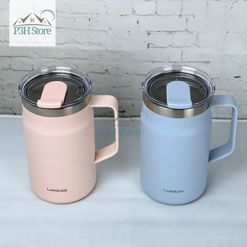 Ly giữ nhiệt Lock&amp;Lock Metro Mug 600ml bằng thép không gỉ ca , cốc LHC4282